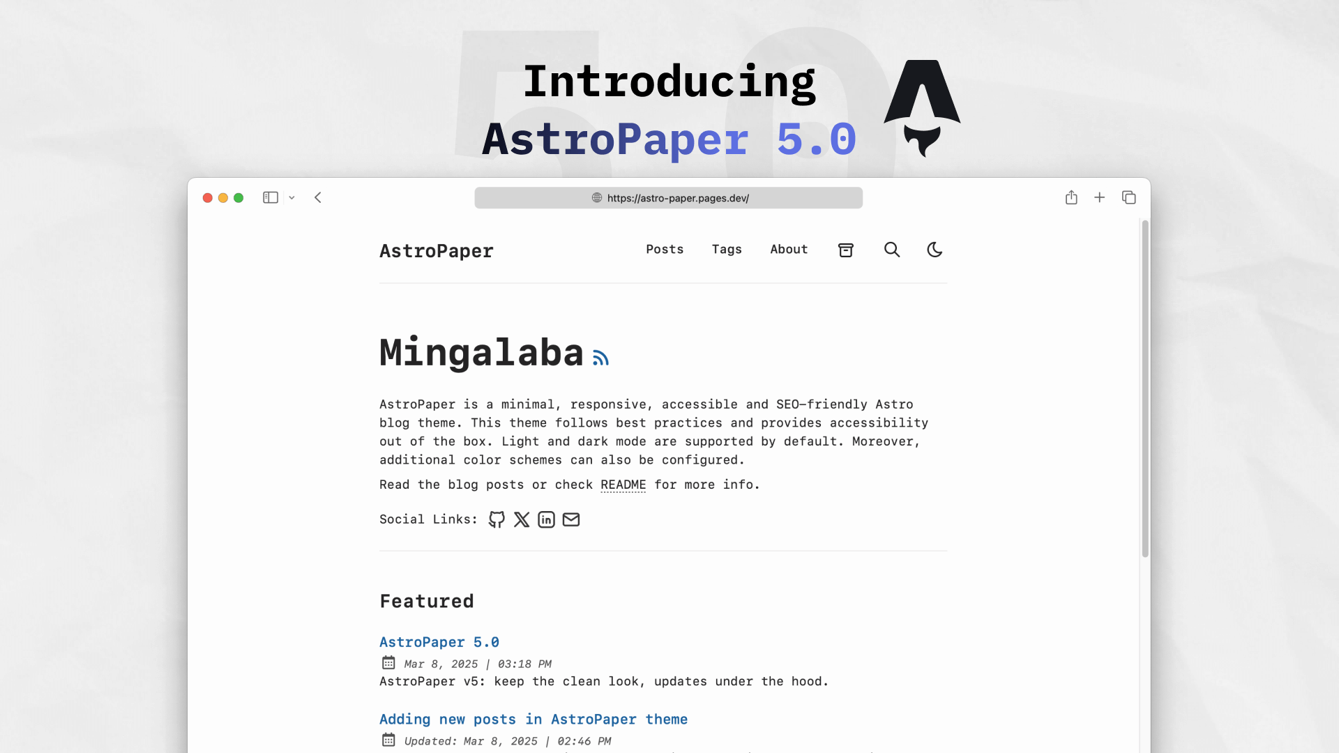 AstroPaper 5.0 | 壶天洞地
